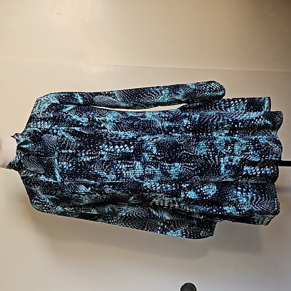 Cynthia Steffe Trapez Chiffon Long Sleeves High Neck Mini Dress size 0 - Picture 1 of 15